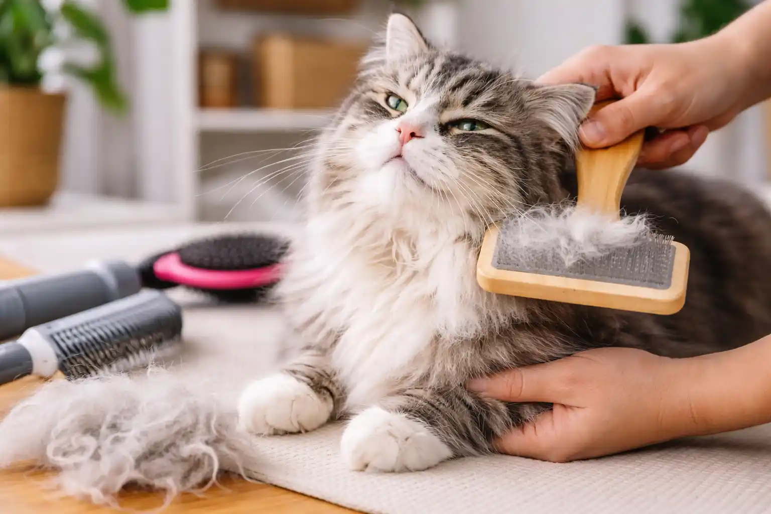 how often to groom a cat​