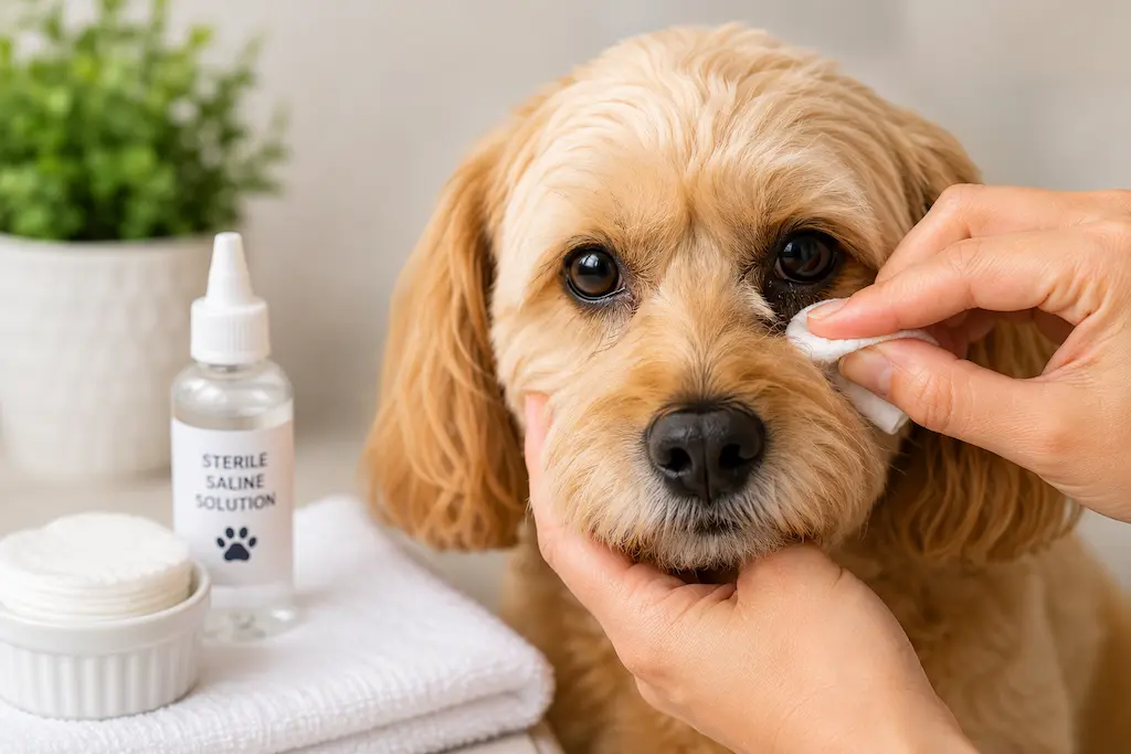 How to Clean Around Your Dog's Eyes Safely